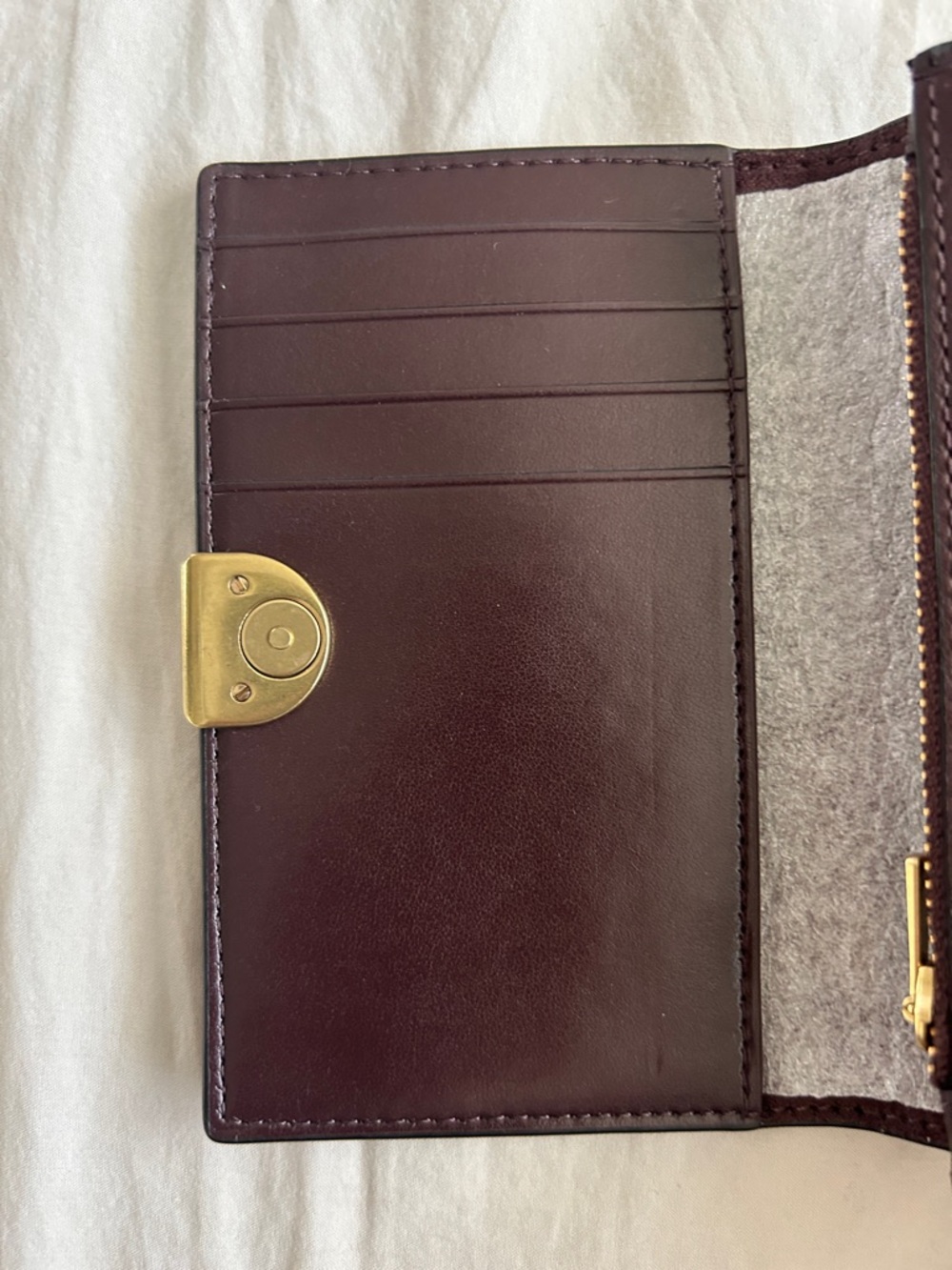 Coach Dreamer card case in Oxblood - Picture 7 of 9